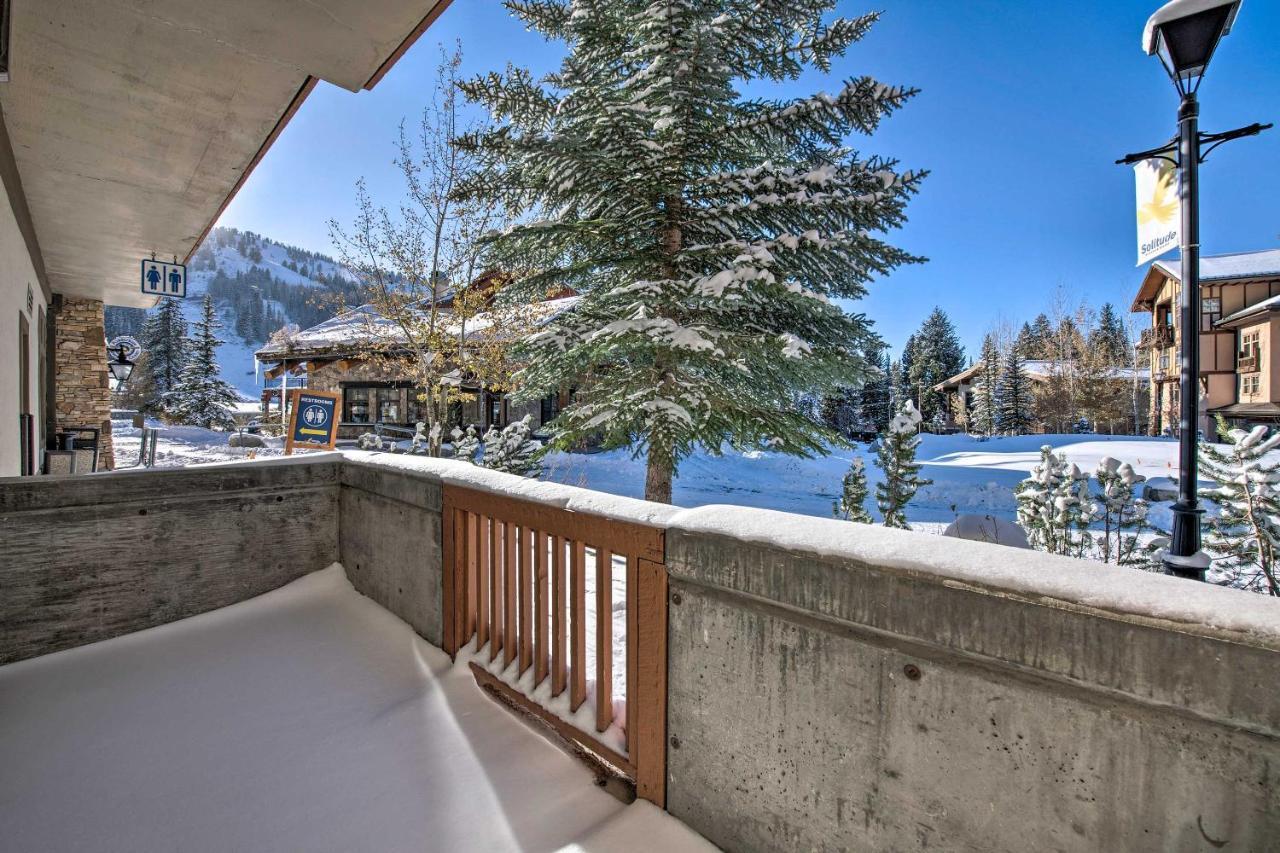 Solitude Mountain Slopeside Ski Condo With Hot Tub! Brighton Exterior foto